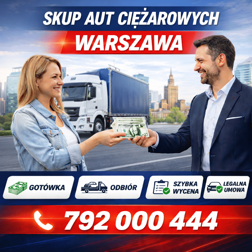 Autoskup Warszawa Skup aut ciężarowych Warszawa