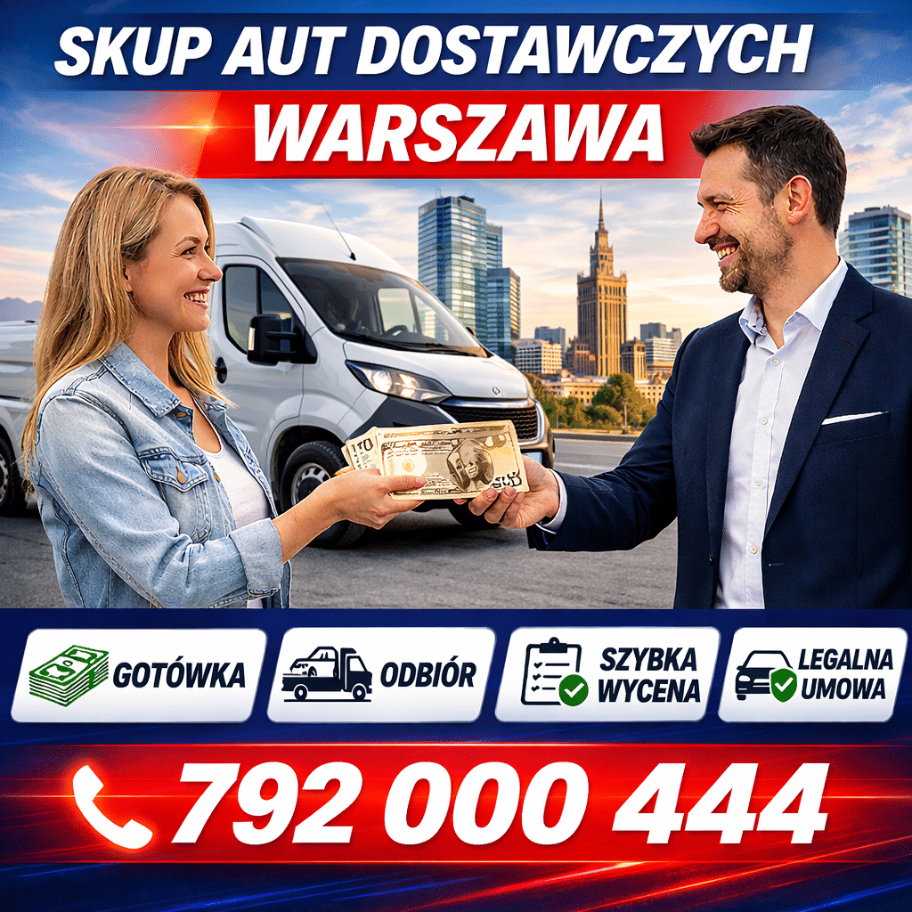 Autoskup Warszawa Skup aut dostawczych i busów Warszawa
