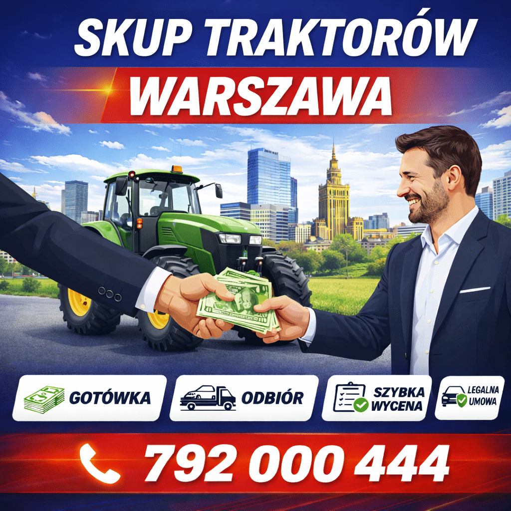 Autoskup Warszawa Skup maszyn rolniczych Warszawa