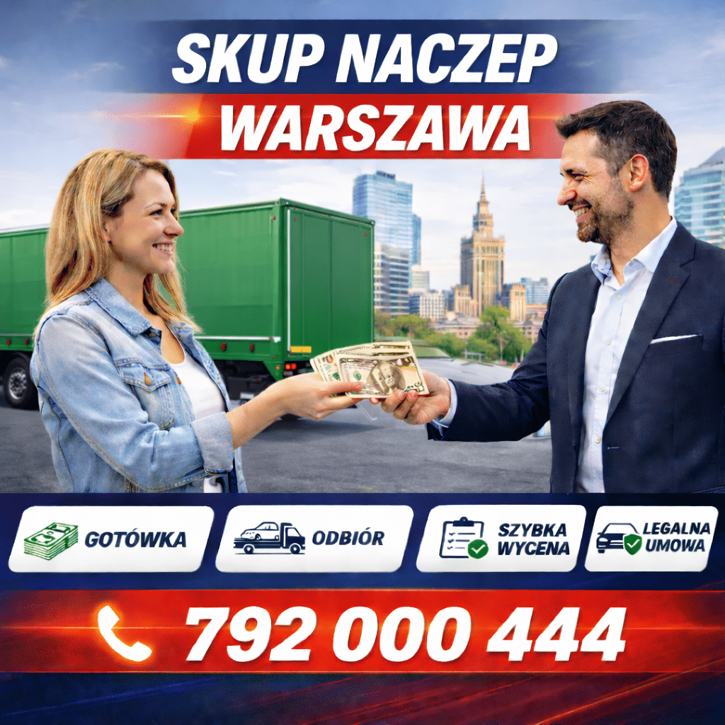 Autoskup Warszawa - skup naczep Warszawa