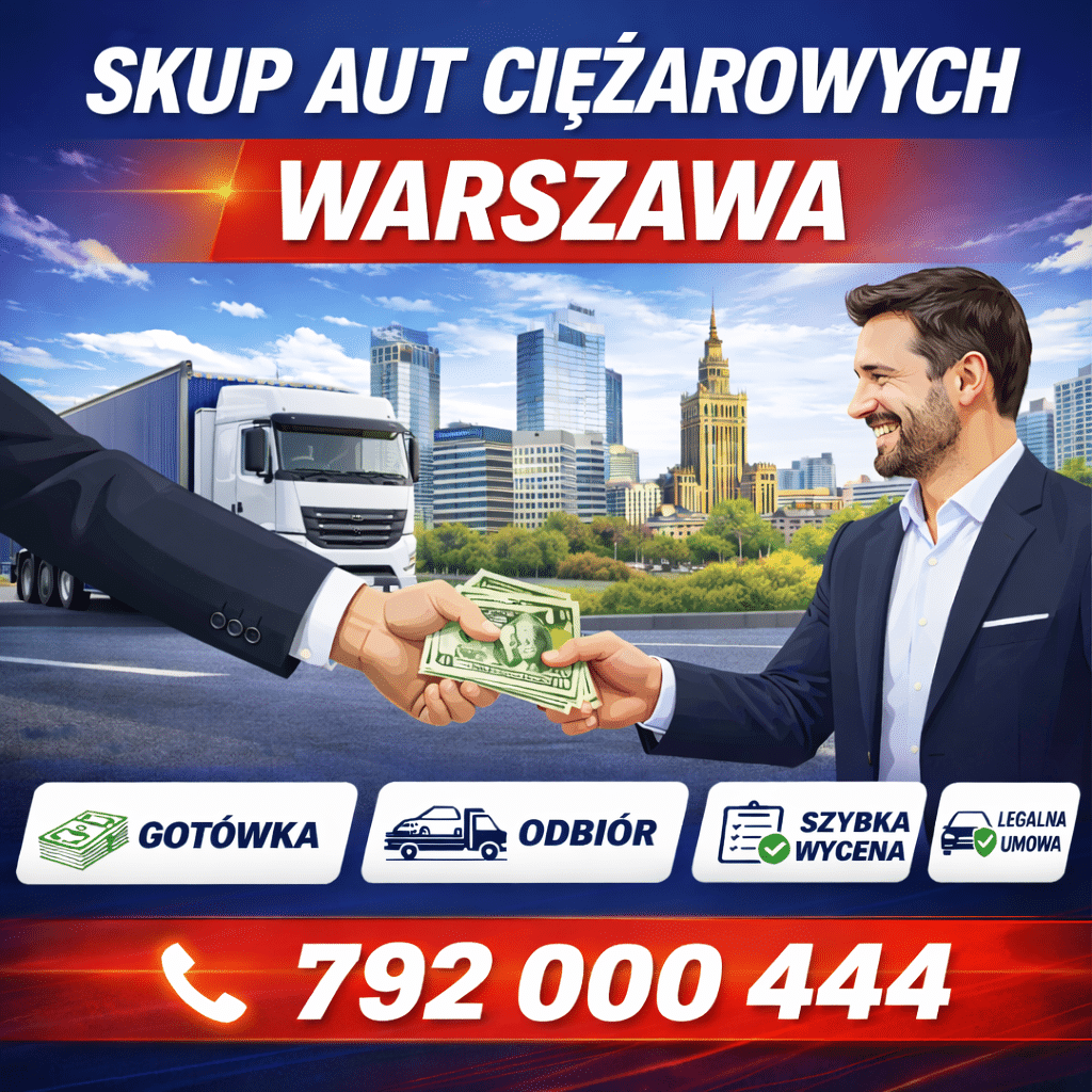 Autoskup Warszawa Skup samochodów ciężarowych Warszawa