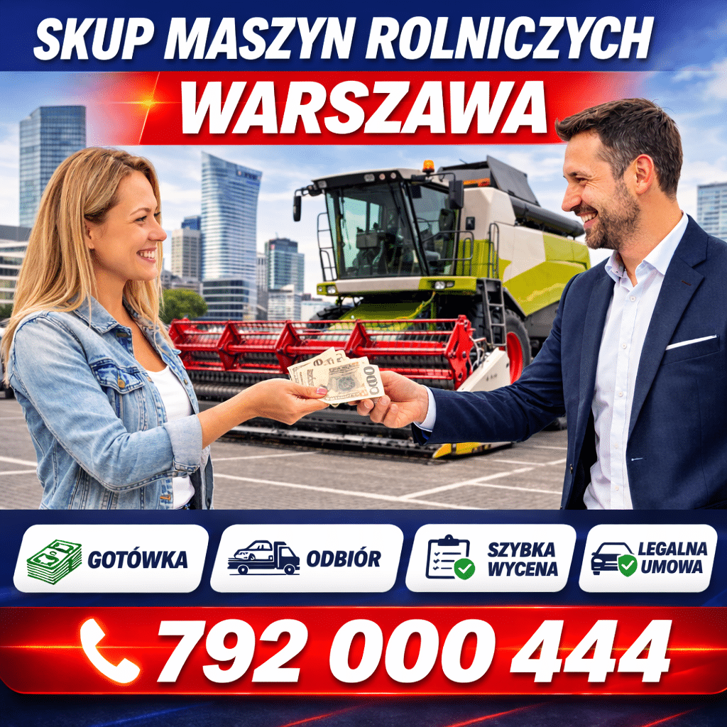 Autoskup Warszawa Skup traktorów Warszawa