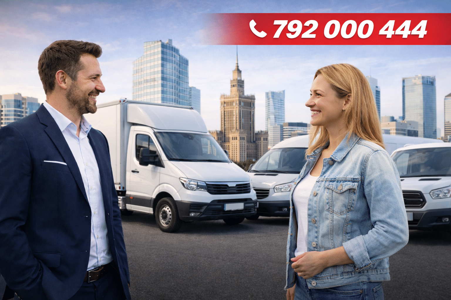 Skup aut dostawczych Warszawa - baner