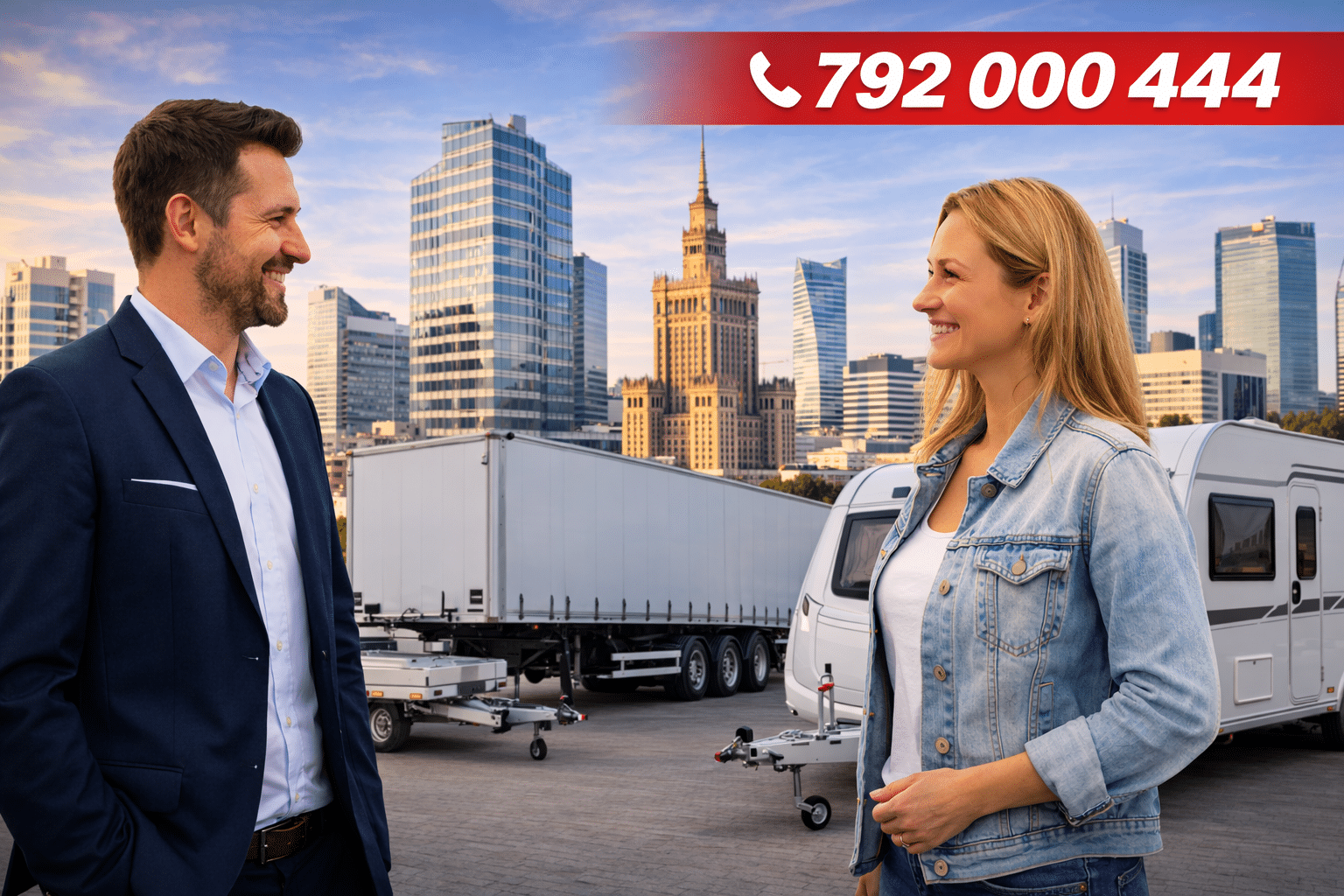 Skup przyczep naczep kempingów Warszawa - banner