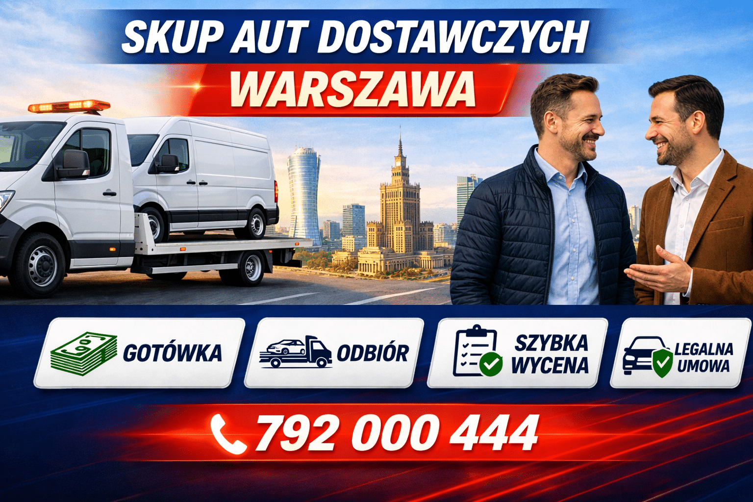 Skup aut dostawczych Warszawa