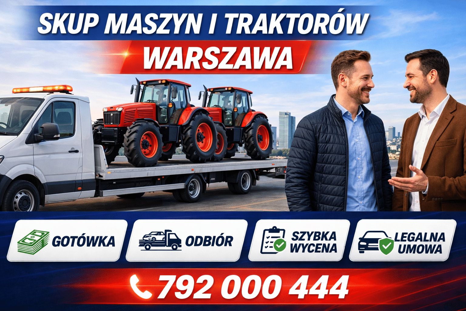 skup skuterów maszyn oraz traktorów warszawa