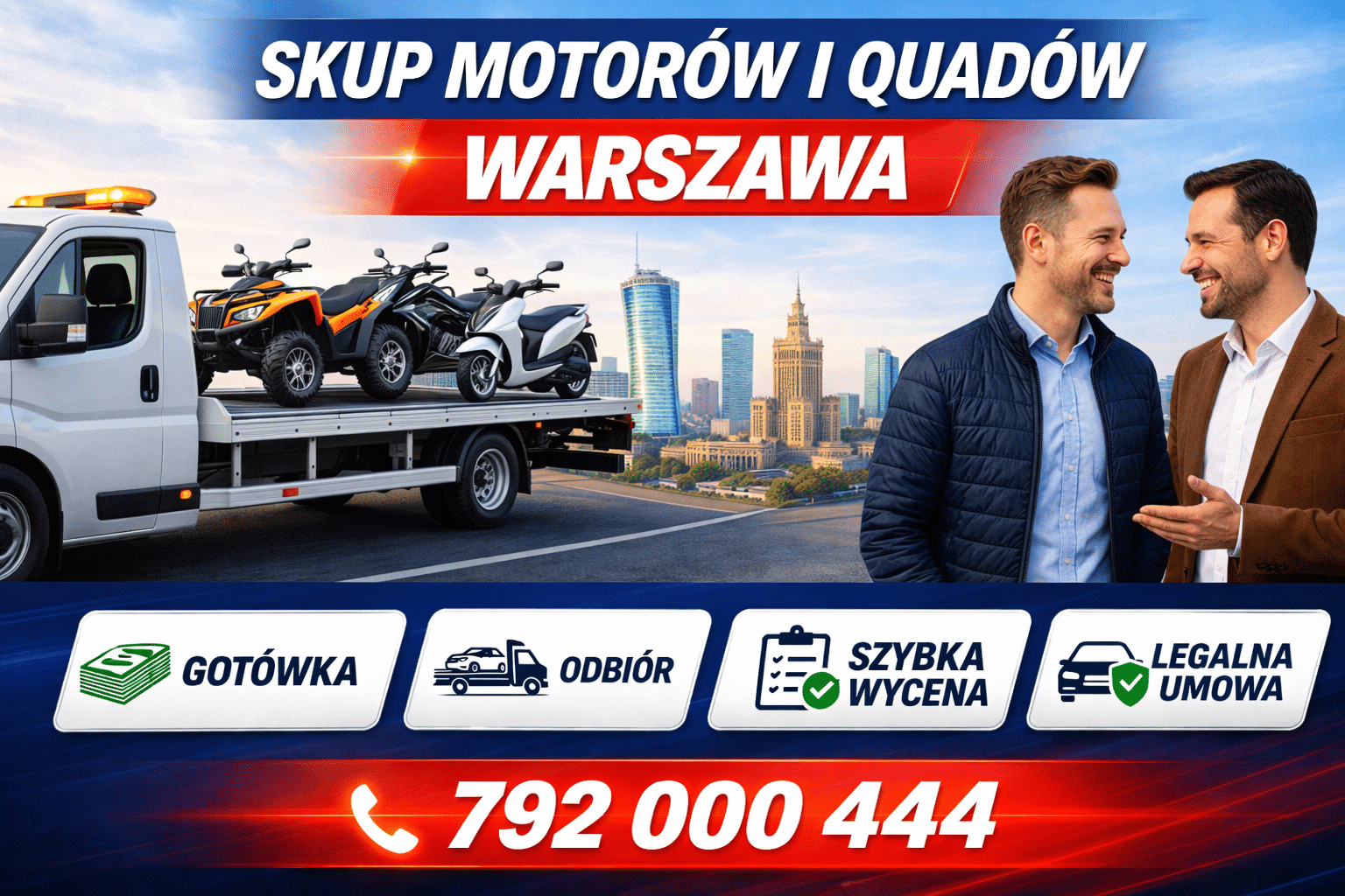 skup skuterów motorów i quadów warszawa